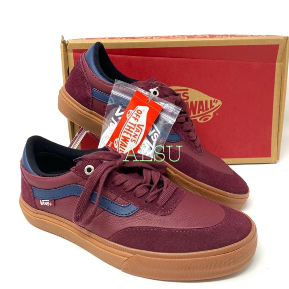 🍃March Sale🍃 VANS Gilbert Crockett Le Suede Port Red Womens Size 8 VN0A38COVFK - Picture 3 of 12